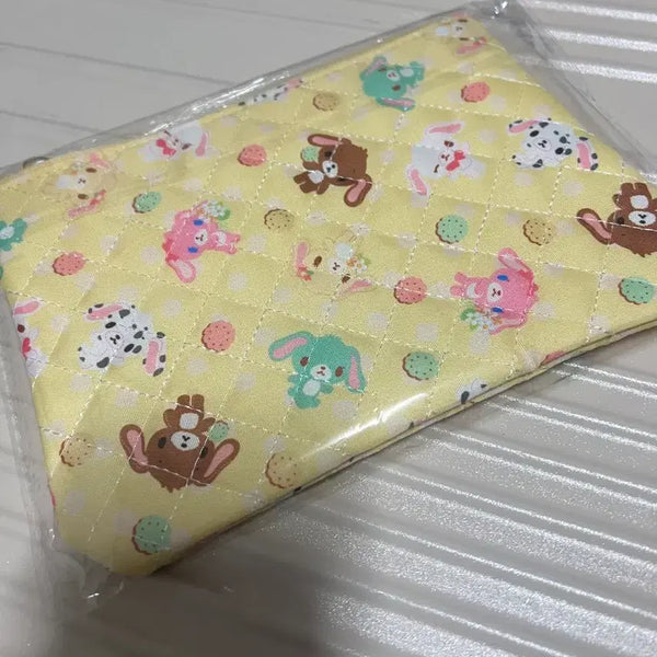[BUNJANG] SugarBunnies Quilting Pouch Yellow / 슈가바니즈 파우치 퀼팅 옐로우