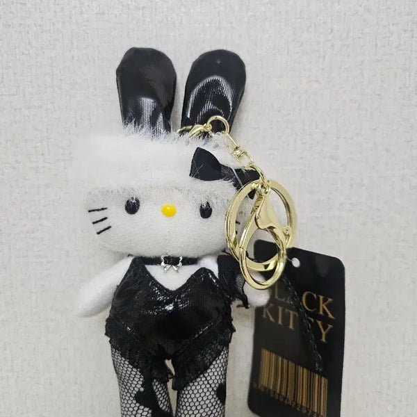 [BUNJANG] Hello Kitty Bunny Girl Black Kitty Keyring / 헬로키티 바니걸 블랙키티 키링
