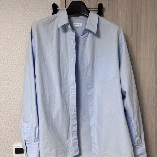 [BUNJANG] Steady Every Wear Sky Blue Cotton Oversized T-Shirt / 스테디 에브리 웨어 스카이 블루 색상 FREE 사이즈