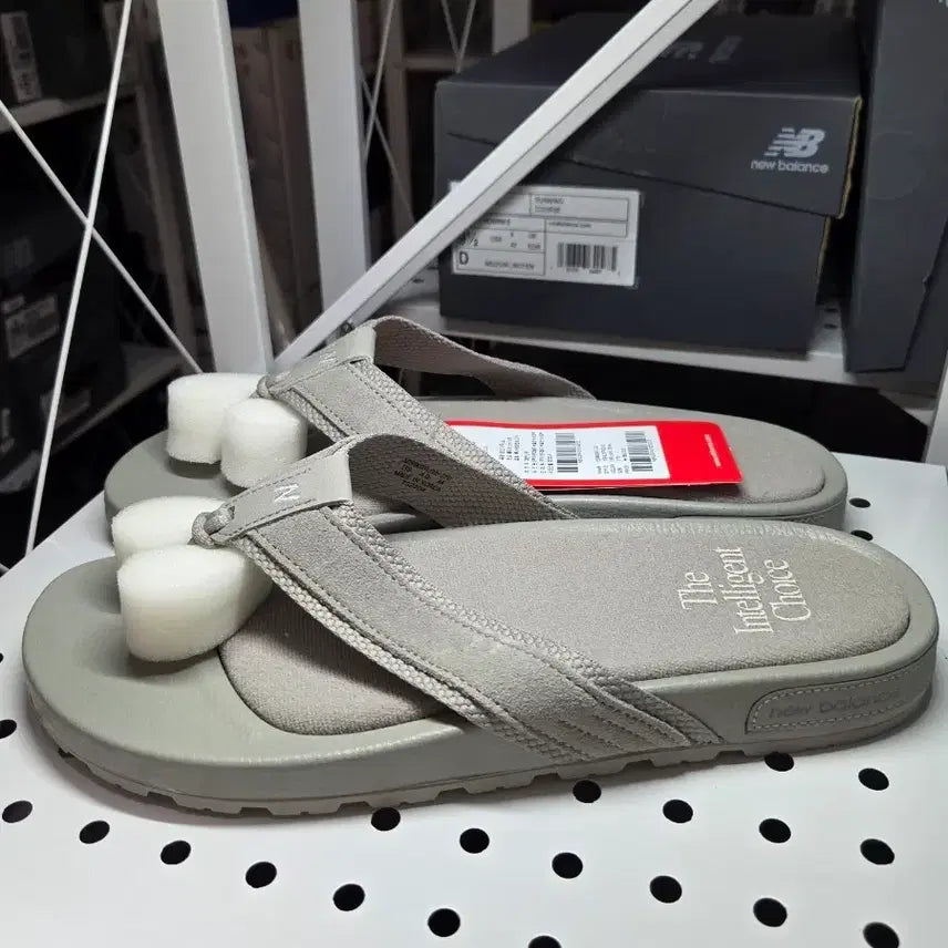 [BUNJANG] New Balance Leather Slides SD9902FLG2 / 뉴발란스 가죽 쪼리 SD9902FLG2 260사이즈 새상품