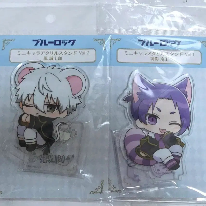 [BUNJANG] Blue Lock SD Acrylic Stand Nagi & Reo (Alice Motif) - Sealed Bundle Set / 블루록 SD 아크릴 앨리스 모티브 나기 레오 미개봉