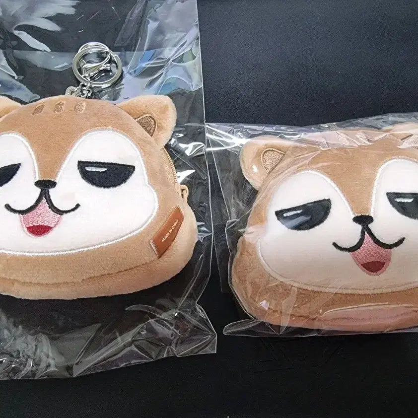 [BUNJANG] Manoo Squirrel Keyring Pouch Set / 만수 다람쥐 키링 파우치 2개