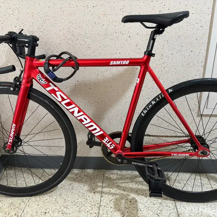 [BUNJANG] Tsunami Red Wine Bicycle Frame Medium / 쓰나미 레드와인 m사이즈 팝니다