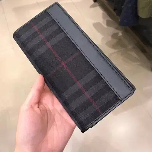 [BUNJANG] Burberry Navy Long Wallet / 정품/남성용 공용/버버리 네이비 장지갑