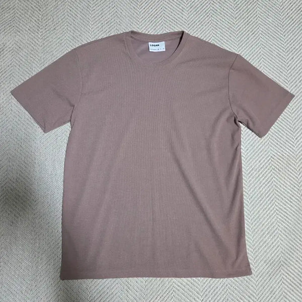 [BUNJANG] Logan Knit Short Sleeve T-Shirt / 로건 니트반팔m(100정도)