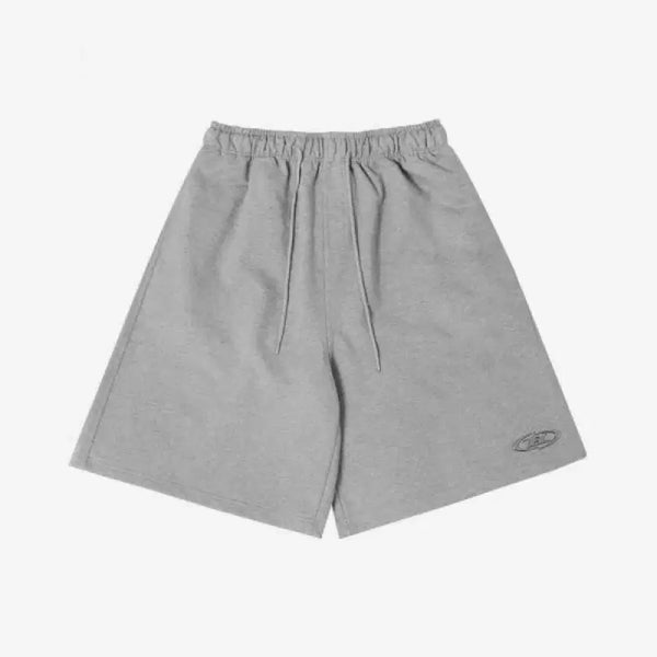 [BUNJANG] Born to Win B Logo Half Long Pants Grey / 본투윈 B 로고 하프 롱 팬츠 바지 그레이 2