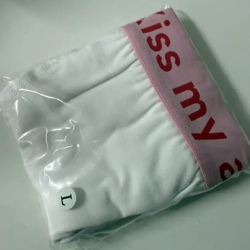 [BUNJANG] Please Follow Me Kiss My Ass White Panty L / 플리즈노팔로우 플노팔 키마에 팬티