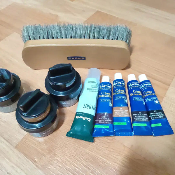 [BUNJANG] Saphir Shoe Care Brushes, Renovating Cream, Shoe Polish, and More / 사피르 슈케어 용품 구두솔 레노베이팅 컬러재생 슈크림 등