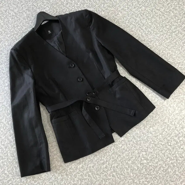 [BUNJANG] Blossom & Company 21 Year Jacket Belt Black / 블러썸에이치컴퍼니 BLOSSOM 21년 자켓 벨트 블랙 블로썸 하객룩 결혼식