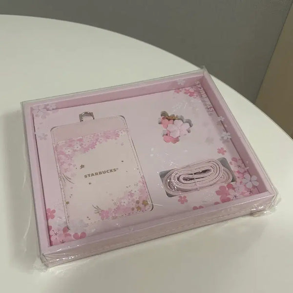 [BUNJANG] Starbucks Cherry Blossom Card Holder / 중국 스타벅스 체리블라썸 카드지갑