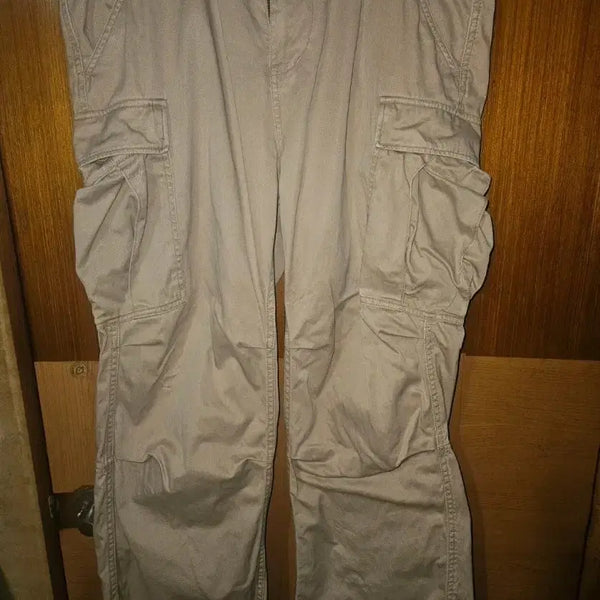 [BUNJANG] Avirex Cargo Pants Beige Men's / 아비렉스 카고바지 베이지색 남성 바지