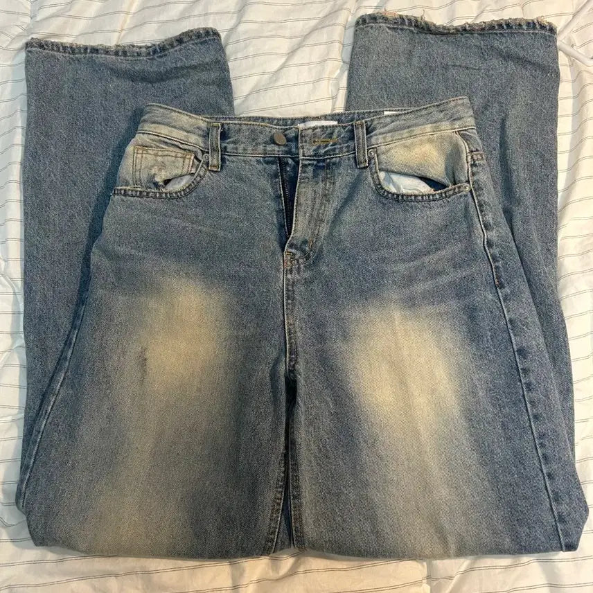 [BUNJANG] AZZONE Signature Denim Pants / 애즈온 시그니처 데님팬츠