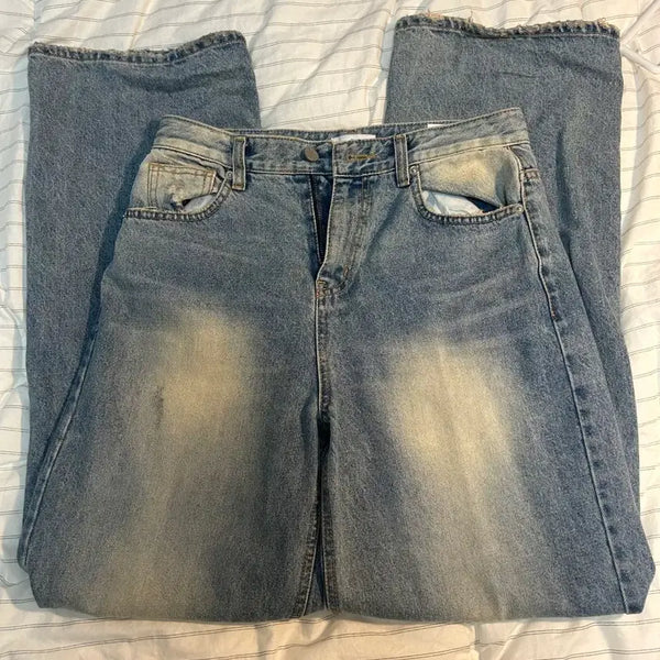 [BUNJANG] AZZONE Signature Denim Pants / 애즈온 시그니처 데님팬츠