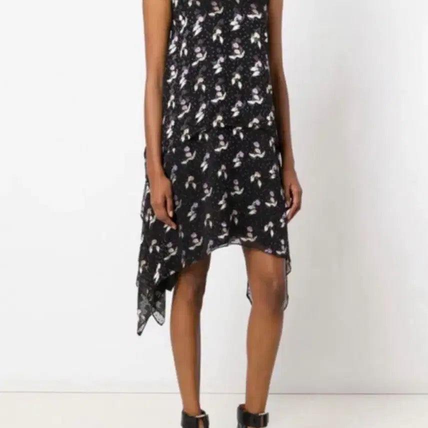 [BUNJANG] Opening Ceremony Asymmetrical Chiffon Dress Size 4 / 55 55반 새상품 오프닝세레모니 언발 쉬폰 원피스