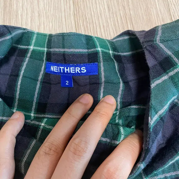 [BUNJANG] Naders Check Shirt Size 2 / 네이더스 체크 남방 2 사이즈