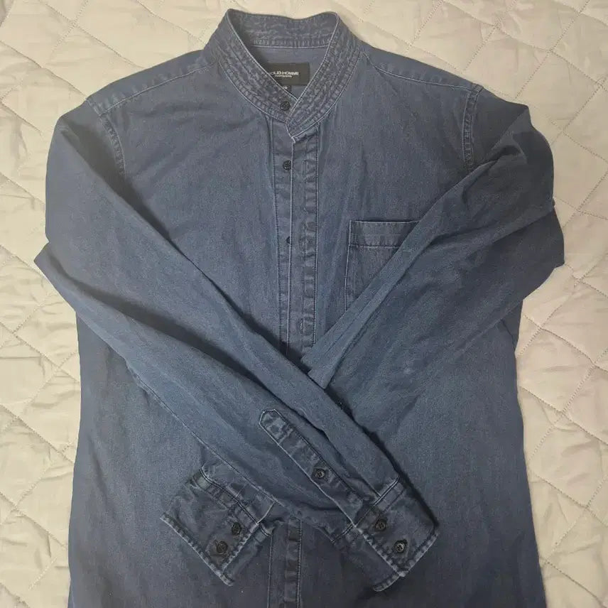 [BUNJANG] Solid Homme Denim Shirt / 우영미 솔리드 옴므 데님 셔츠 95