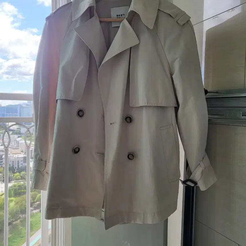 [BUNJANG] Trench Coat / 트렌치 반코트 무료배송