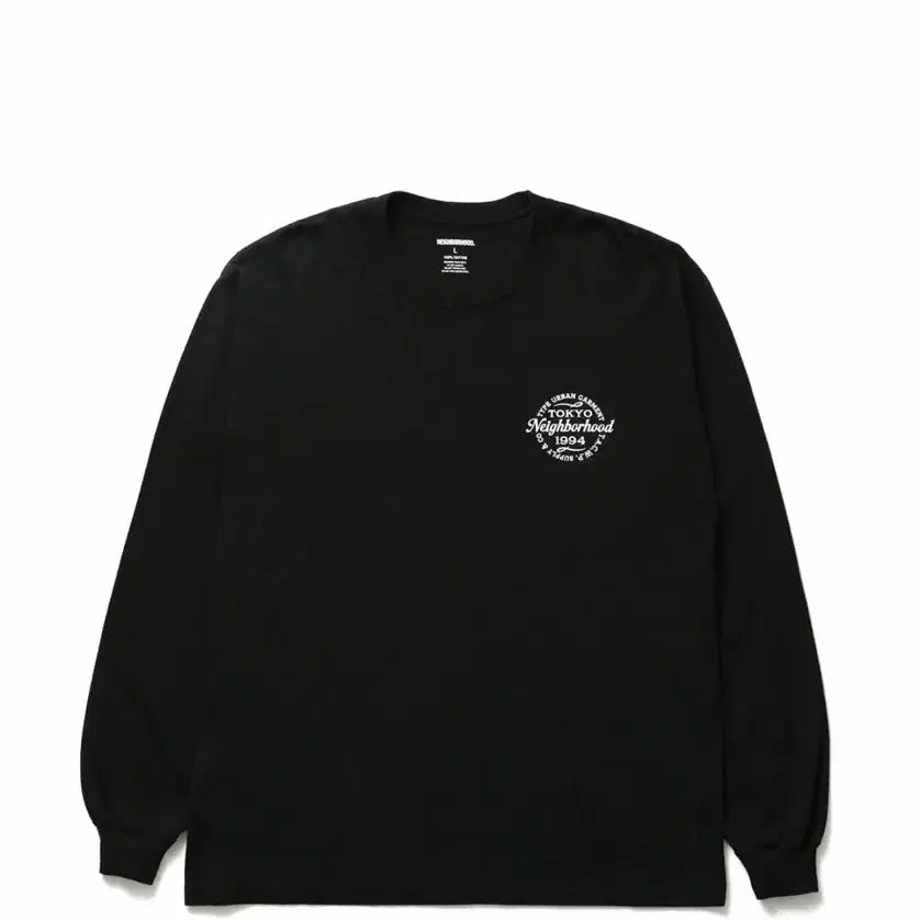 [BUNJANG] Neighborhood Long Sleeve T-Shirt Black / 네이버후드 롱슬리브 판매