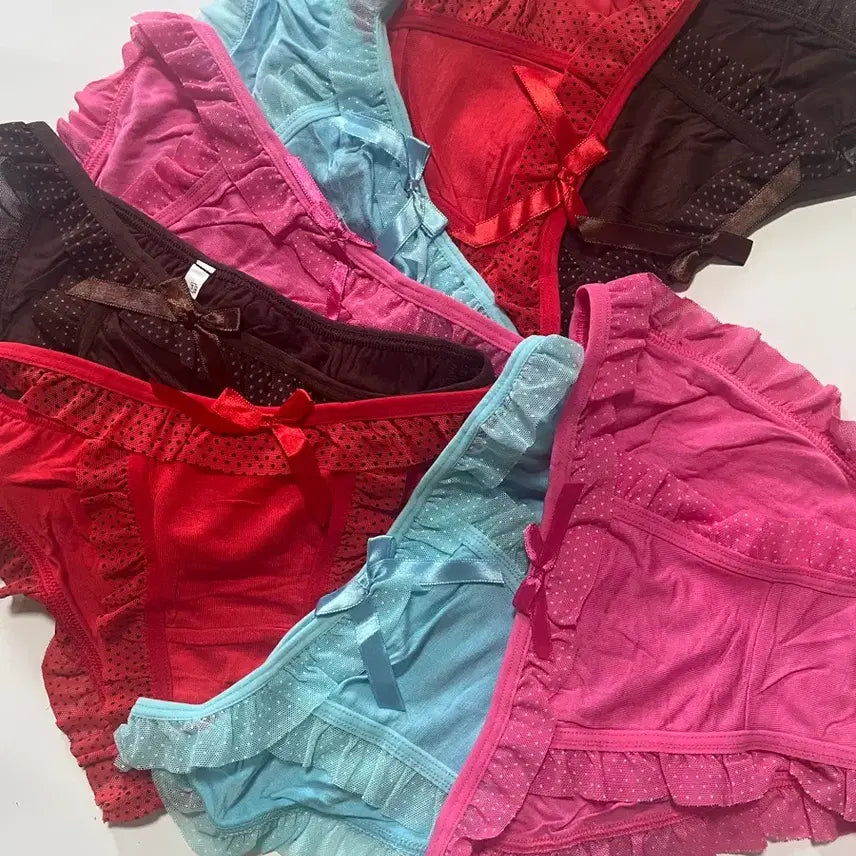 [BUNJANG] Women's Thong Panties Set (8-Piece) / 8종세트)품번:V58.날나리끈팬티.여자속옷.여성팬티.팬티.여자팬티