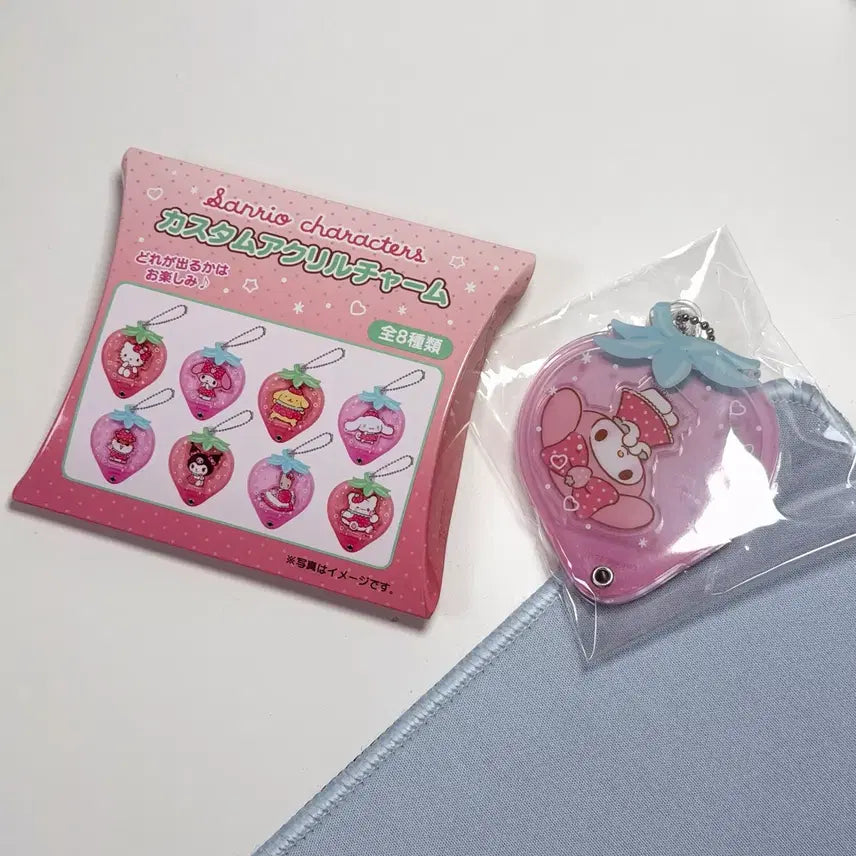[BUNJANG] Sanrio Ichigo Acrylic Keyring My Melody / 산리오 커스텀 이치고 아크릴 키링 마이멜로디