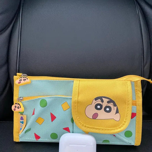 [BUNJANG] Crayon Shin-chan Green Pouch / 짱구는못말려 파우치 연두색