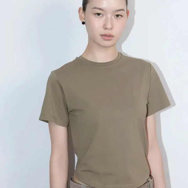 [BUNJANG] The Aperture Cotton Top Khaki / 디애퍼처 코튼 탑 카키