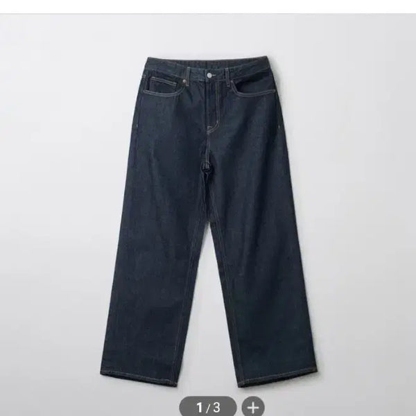 [BUNJANG] SPAO Daily Wide Jeans Navy Size 34 / 스파오 데일리지 와이드 진 네이비 34사이즈