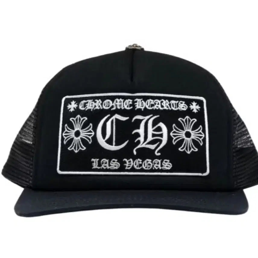 [BUNJANG] Chrome Hearts CH Las Vegas Trucker Hat Black / 크롬하츠 CH 라스베이거스 트러커햇 블랙
