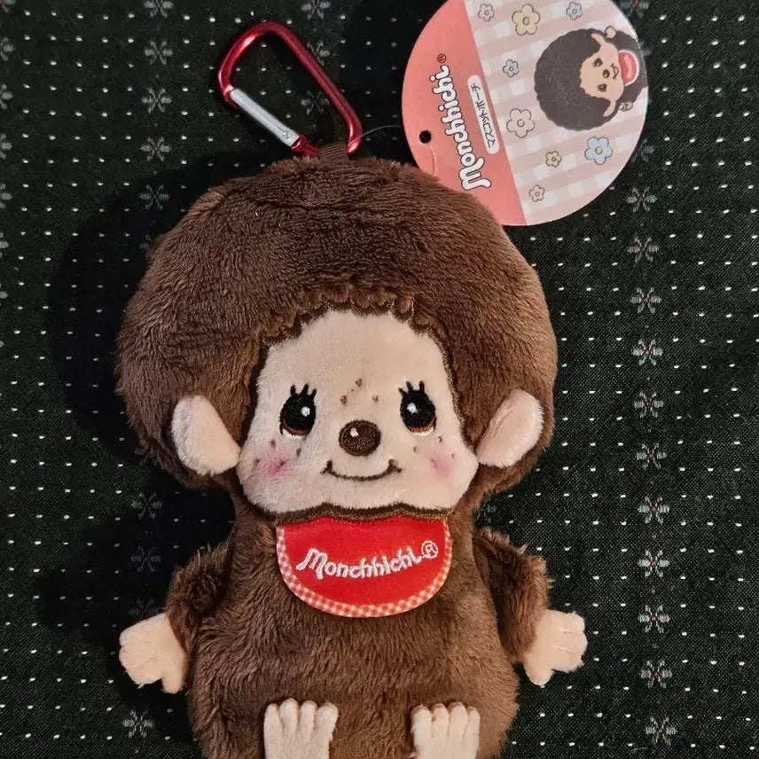 [BUNJANG] Monchhichi Mascot Carabiner Keychain / 몬치치 마스코트 카라비너 키링