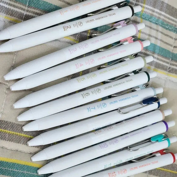 [BUNJANG] Hobonichi Uni-ball One 12-Color Pen Set / 호보니치 유니볼원 12색 펜 세트