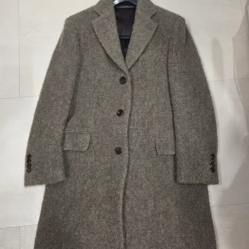 [BUNJANG] LARDINI Alpaca Wool Coat - Brown (Size 46) / 라르디니 알파카 울 코트 46 남성용 브라운