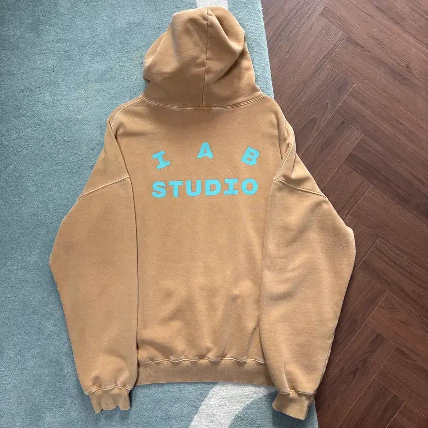 [BUNJANG] IAB Studio Hoodie Camel Yellow XL / 아이앱 스튜디오 후드 카멜 옐로우 XL