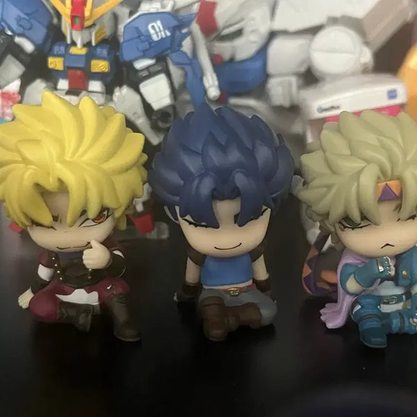 [BUNJANG] JoJo's Bizarre Adventure Shoulder Con Gacha Figure 3-Piece Bundle Set / 죠죠의 기묘한 모험 어깨쿵 가챠 피규어 3종 세트 일괄