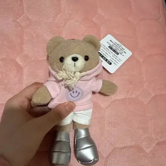 [BUNJANG] Bear Hooded Sweatshirt Keychain / 후드티 곰인형 키링