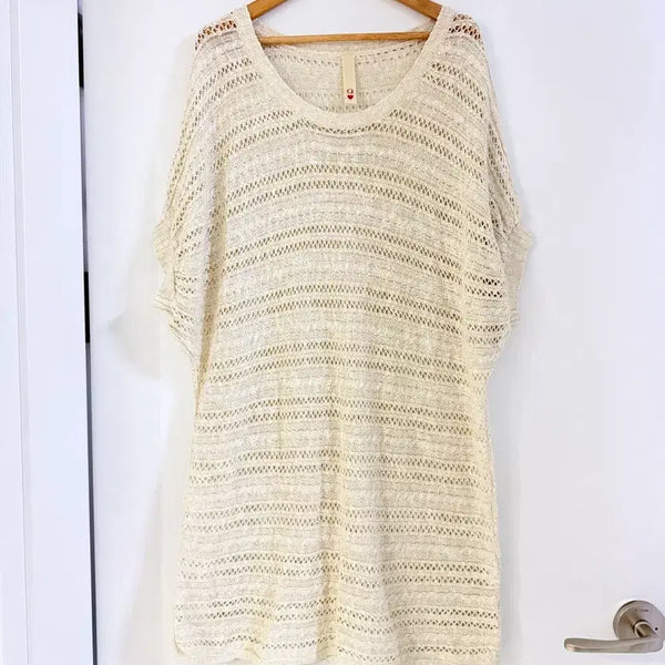 [BUNJANG] Japanese Vintage Hippie Mori Knit Dress / 일본빈티지 히피모리 뜨개 원피스