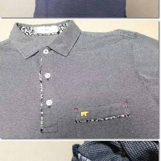 [BUNJANG] Jack Nicklaus Golden Bear Short Sleeve Polo Shirt Japanese Edition M / 잭니클라우스/골든베어/반팔티 카라 포켓 일본판 M/골프티/4162