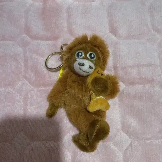 [BUNJANG] Orangutan Plush Keychain / 귀여운 오랑우탄 인형 키링