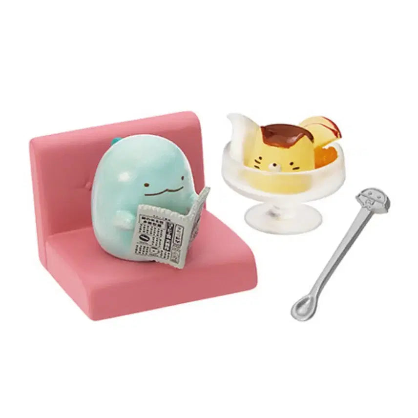 [BUNJANG] Re-Ment Sumikko Gurashi Cafe Teahouse Miniature Figure #6 / 리멘트 식완 스미코구라시 스밋코 카페 찻집 미니어처 피규어 6번