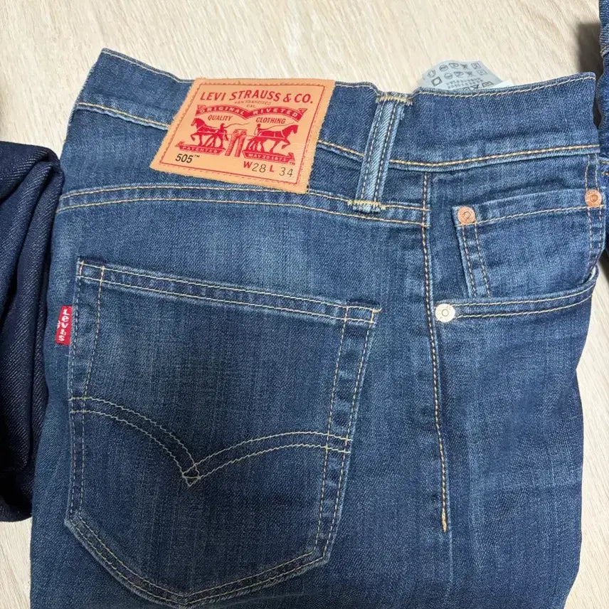 [BUNJANG] Levi's 505 Regular Fit Jeans W28 L34 / 리바이스 505 28/324