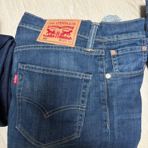 [BUNJANG] Levi's 505 Regular Fit Jeans W28 L34 / 리바이스 505 28/324