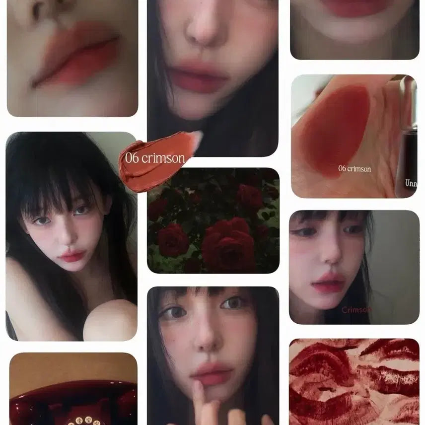 [BUNJANG] AONOCT Nino Lip Crimson Color Feather Blur Tint / [어녹트] 니노립 크림슨 컬러 페더 블러 틴트