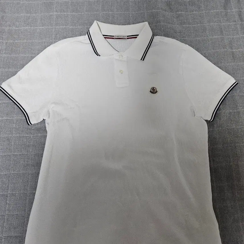 [BUNJANG] Moncler Logo Patch PK Polo T-shirt / [M]몽클레어 로고패치 pk 폴로 반팔 카라티