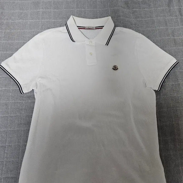 [BUNJANG] Moncler Logo Patch PK Polo T-shirt / [M]몽클레어 로고패치 pk 폴로 반팔 카라티