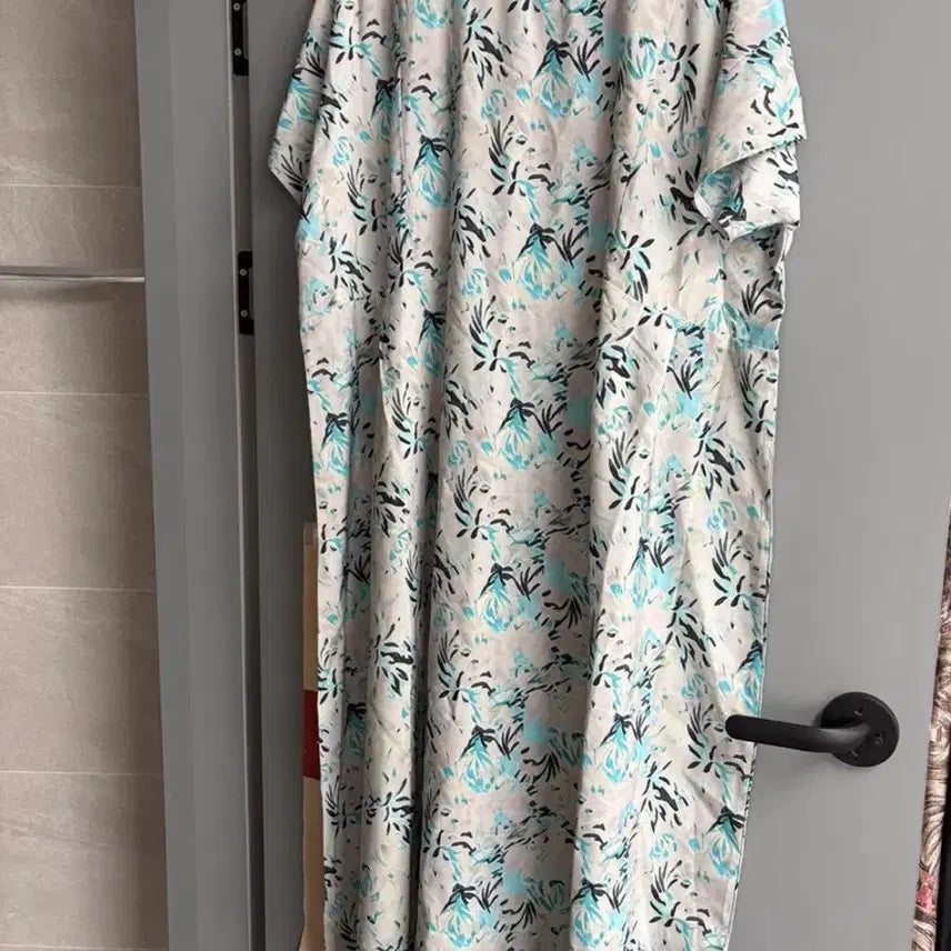 [BUNJANG] 3XL Floral Print Summer Long Dress / 3xL 원피스 여름꽃무늬