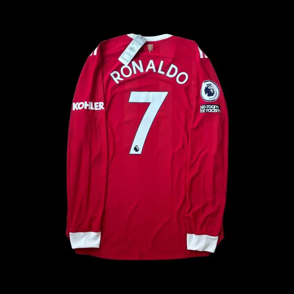 [BUNJANG] Adidas Manchester United 21/22 Ronaldo Home Authentic Long Sleeve Jersey / 아디다스 21 22 맨체스터 유나이티드 홈 어센틱 긴팔  호날두 유니폼
