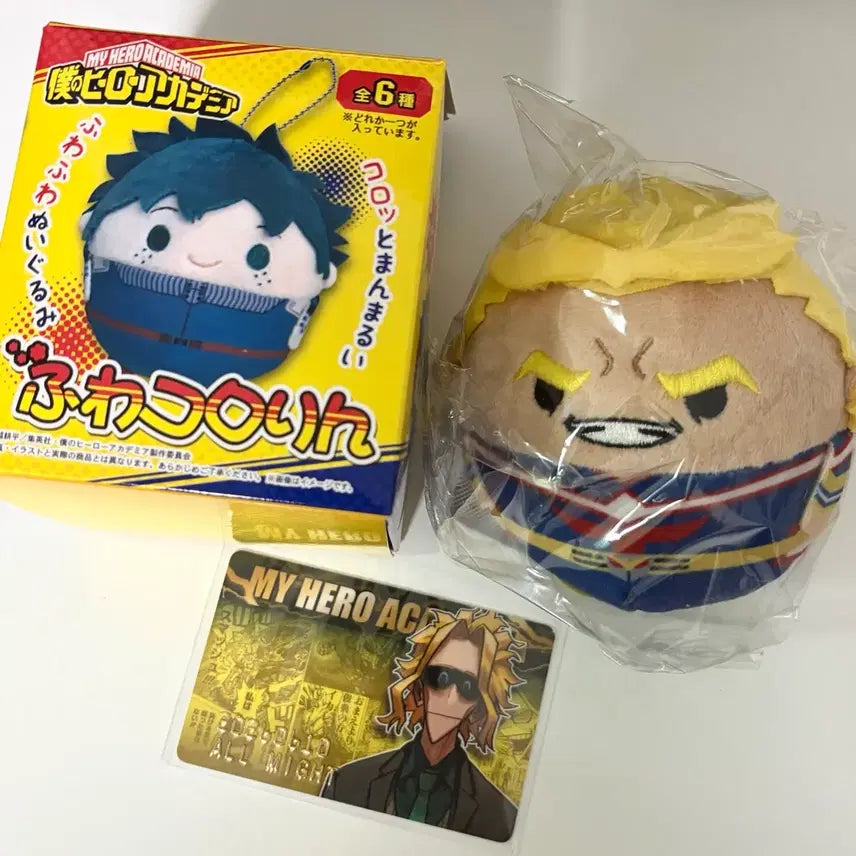 [BUNJANG] All Might My Hero Academia Bundle Set Fuwakororin & Birthday Card / 일괄) 히로아카 올마이트 후와코로링 버스데이카드