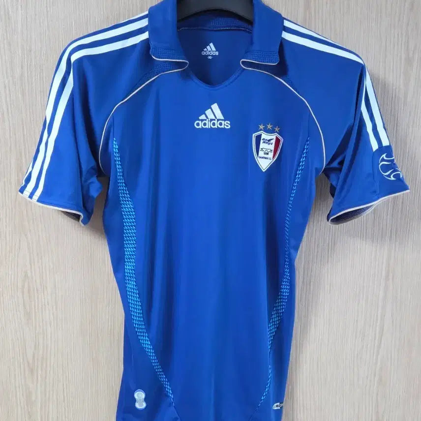 [BUNJANG] Adidas Suwon Samsung Bluewings Retro Jersey 07-08 Season / (착샷) 아디다스 수원삼성 블루윙즈 유니폼 져지 07-08 시즌 레트로