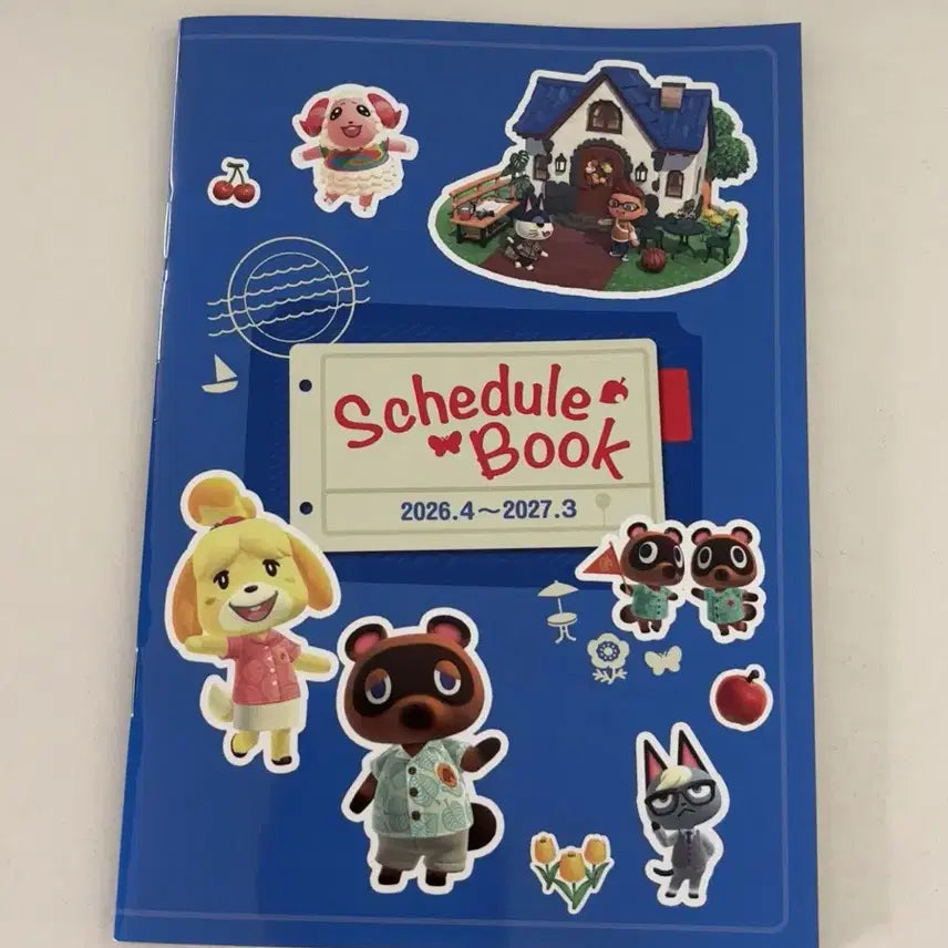 [BUNJANG] Animal Crossing: New Horizons Schedule Book 2026-2027 / 모여봐요 동물의숲 스케줄북 2026.4-2027.3 다이어리