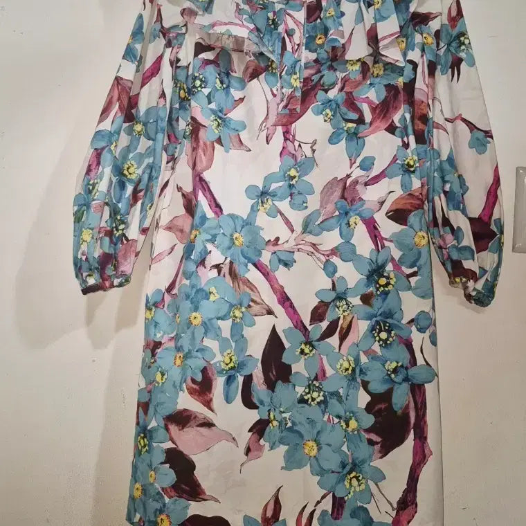 [BUNJANG] IT MICHAA Flower Pattern Midi Dress / IT  MICHAA 잇미샤  플라워 원피스