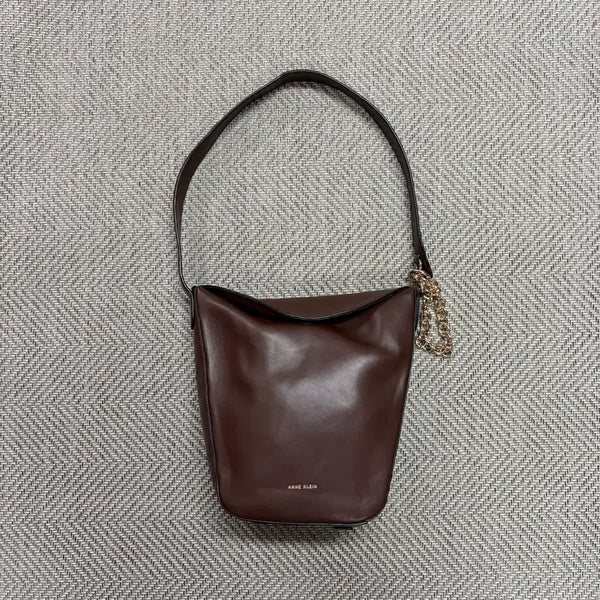 [BUNJANG] Anne Klein Chocolate Bucket Shoulder Bag / 앤클라인 초콜렛 버킷 숄더백